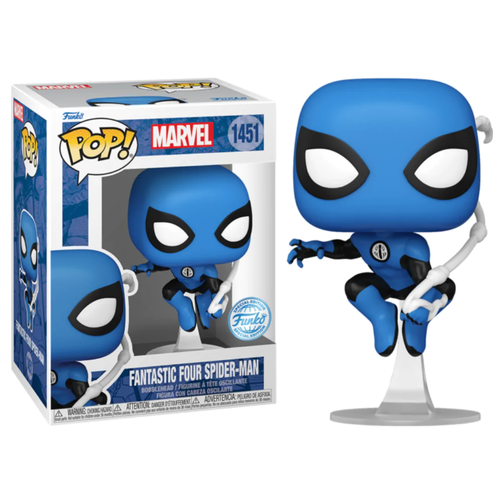 Marvel Pop! Fantastic Four Vinyl figura Spider-Man Blue Suit Special Edition 10 cm fotografija proizvoda