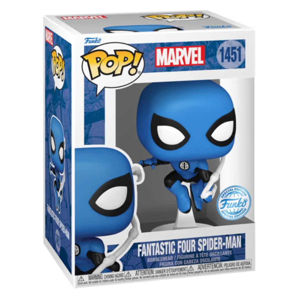Marvel Pop! Fantastic Four Vinyl figura Spider-Man Blue Suit Special Edition 10 cm fotografija proizvoda