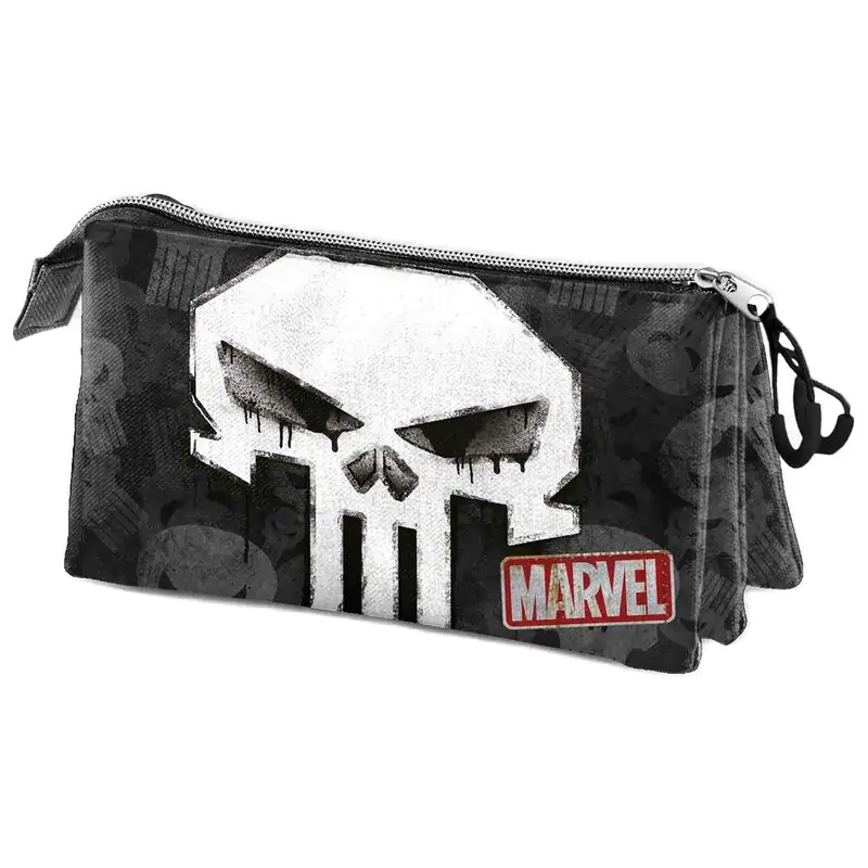 Marvel Punisher Skull trostruka pernica fotografija proizvoda