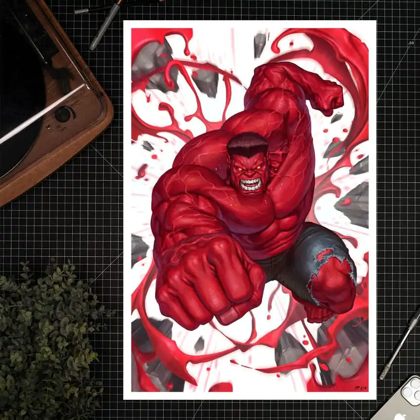 Marvel Red Hulk #1 Art print Red Hulk 61 x 41 cm - neramljeno fotografija proizvoda