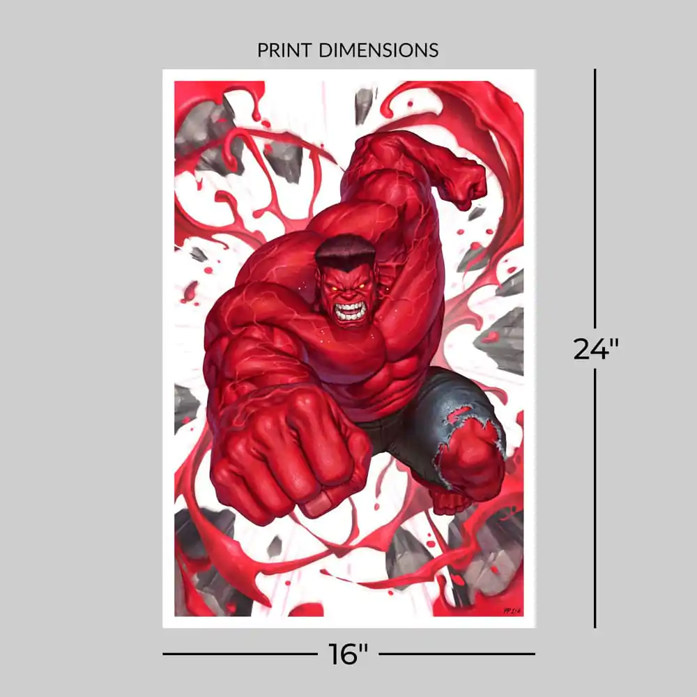 Marvel Red Hulk #1 Art print Red Hulk 61 x 41 cm - neramljeno fotografija proizvoda