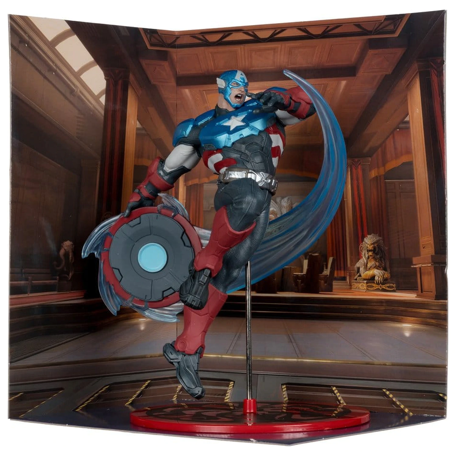 Marvel Rivals kolekcija 1/10 akcijska figura Captain America 20 cm fotografija proizvoda