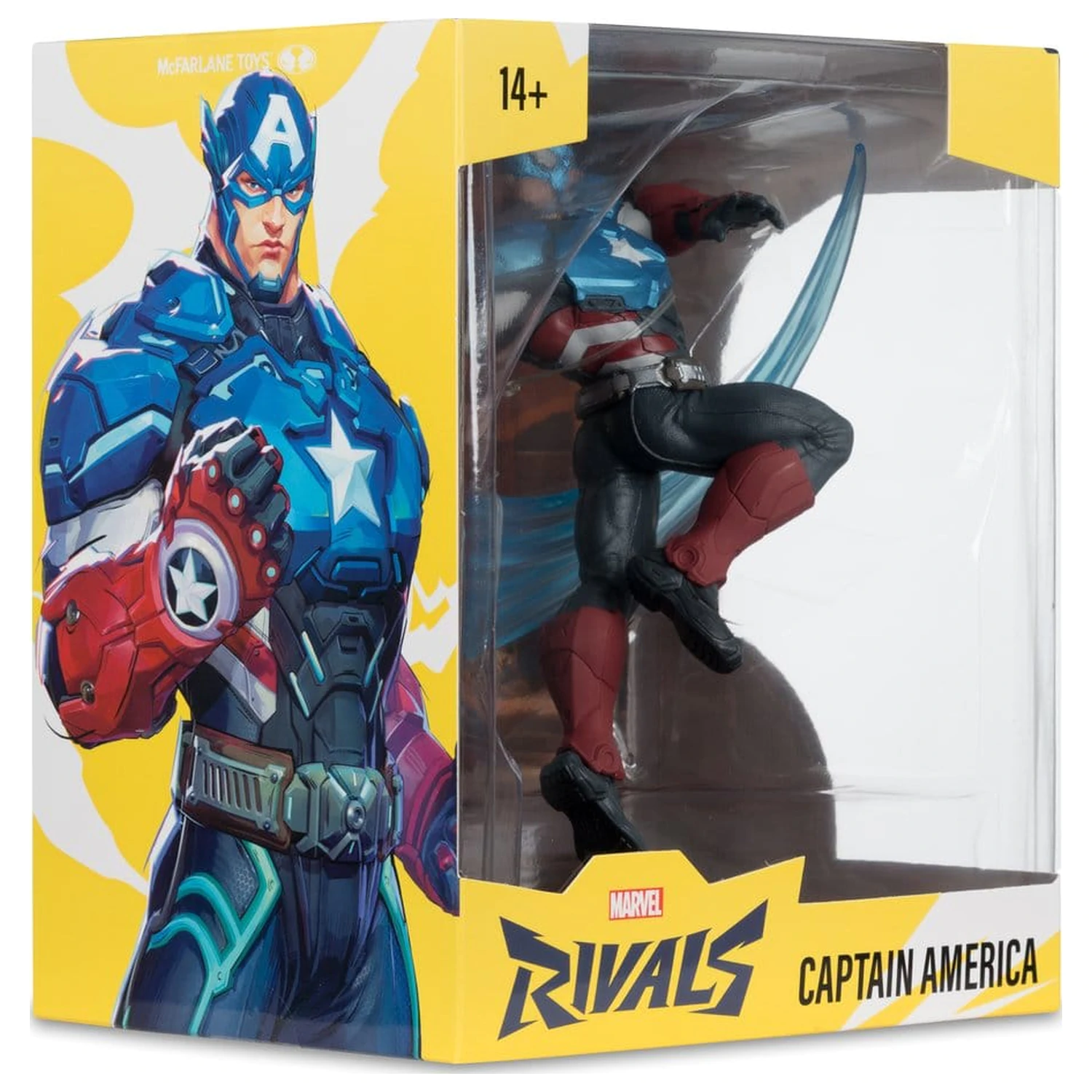 Marvel Rivals kolekcija 1/10 akcijska figura Captain America 20 cm fotografija proizvoda
