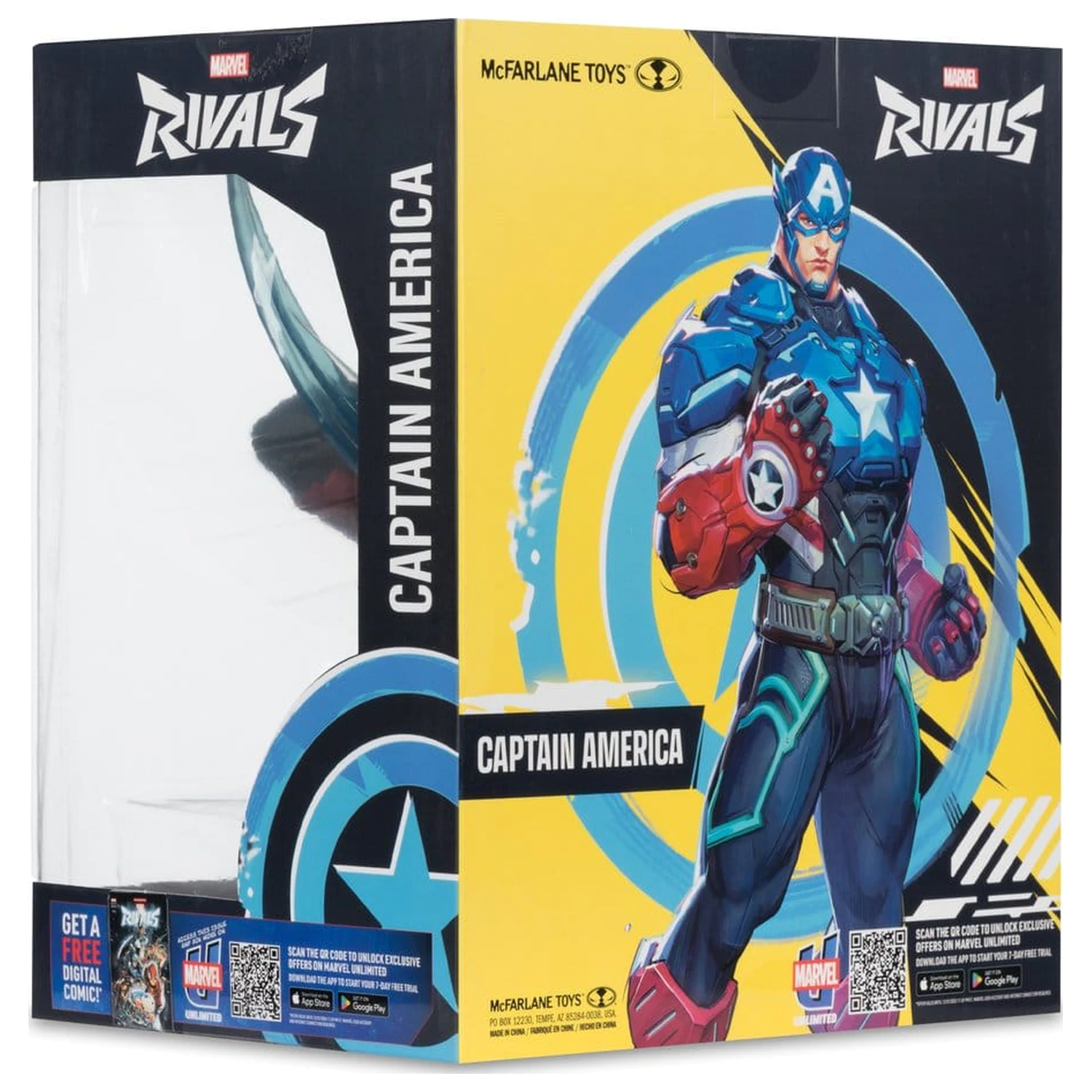 Marvel Rivals kolekcija 1/10 akcijska figura Captain America 20 cm fotografija proizvoda