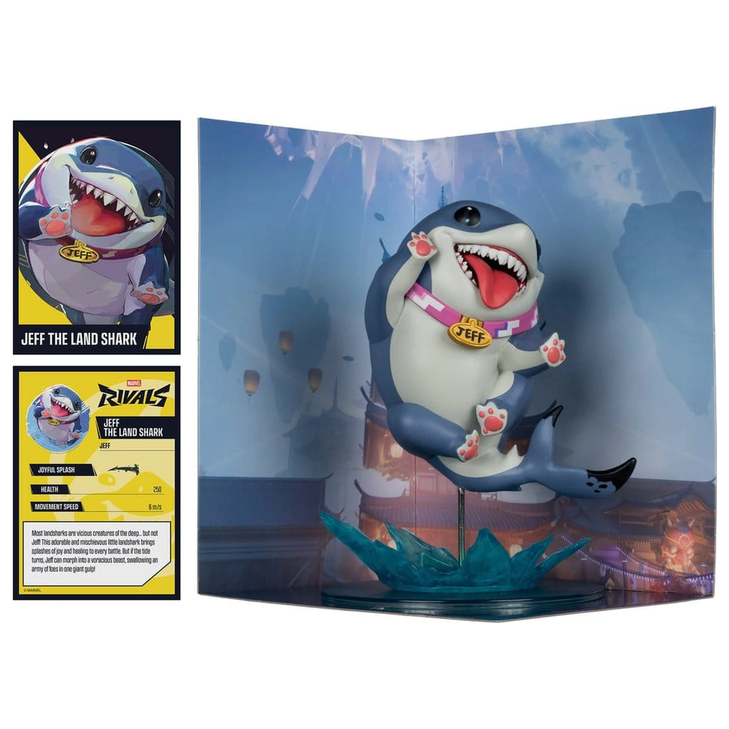 Marvel Rivals Collection Gamerverse 1/10 akcijska figura Jeff The Land Shark 20 cm fotografija proizvoda
