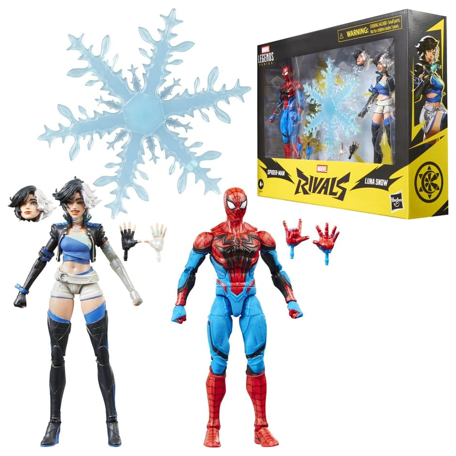 Marvel Rivals Marvel Legends set akcijskih figura 2-Pack Spider-Man & Luna Snow 15 cm fotografija proizvoda