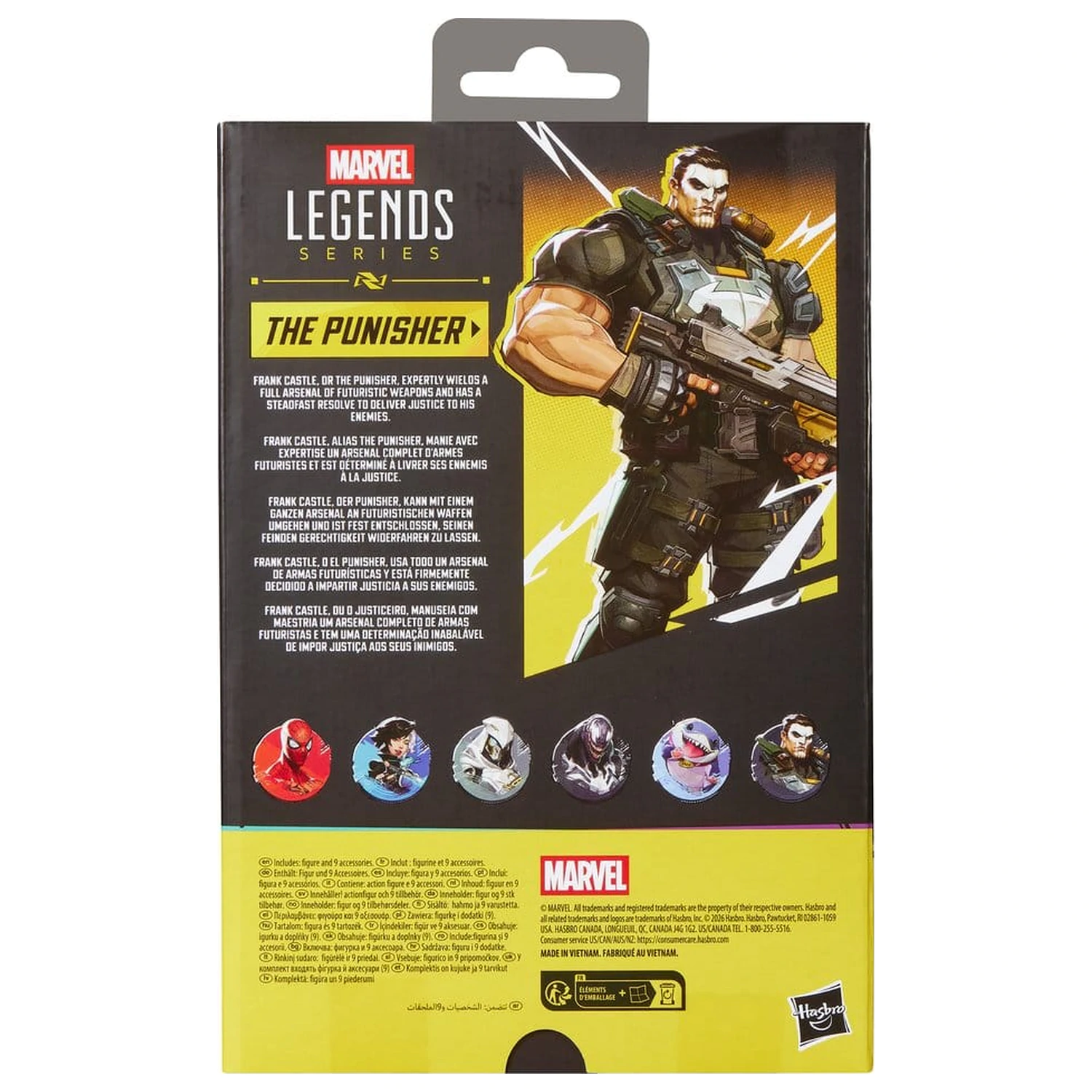 Marvel Rivals Marvel Legends akcijska figura The Punisher 15 cm fotografija proizvoda