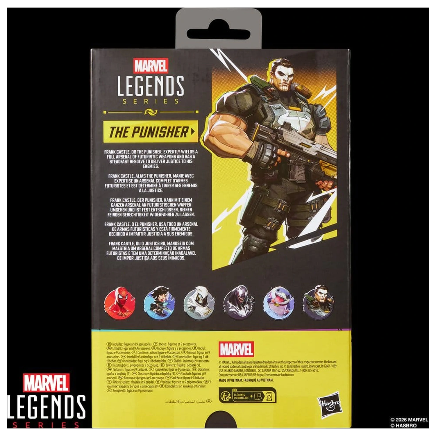 Marvel Rivals Marvel Legends akcijska figura The Punisher 15 cm fotografija proizvoda