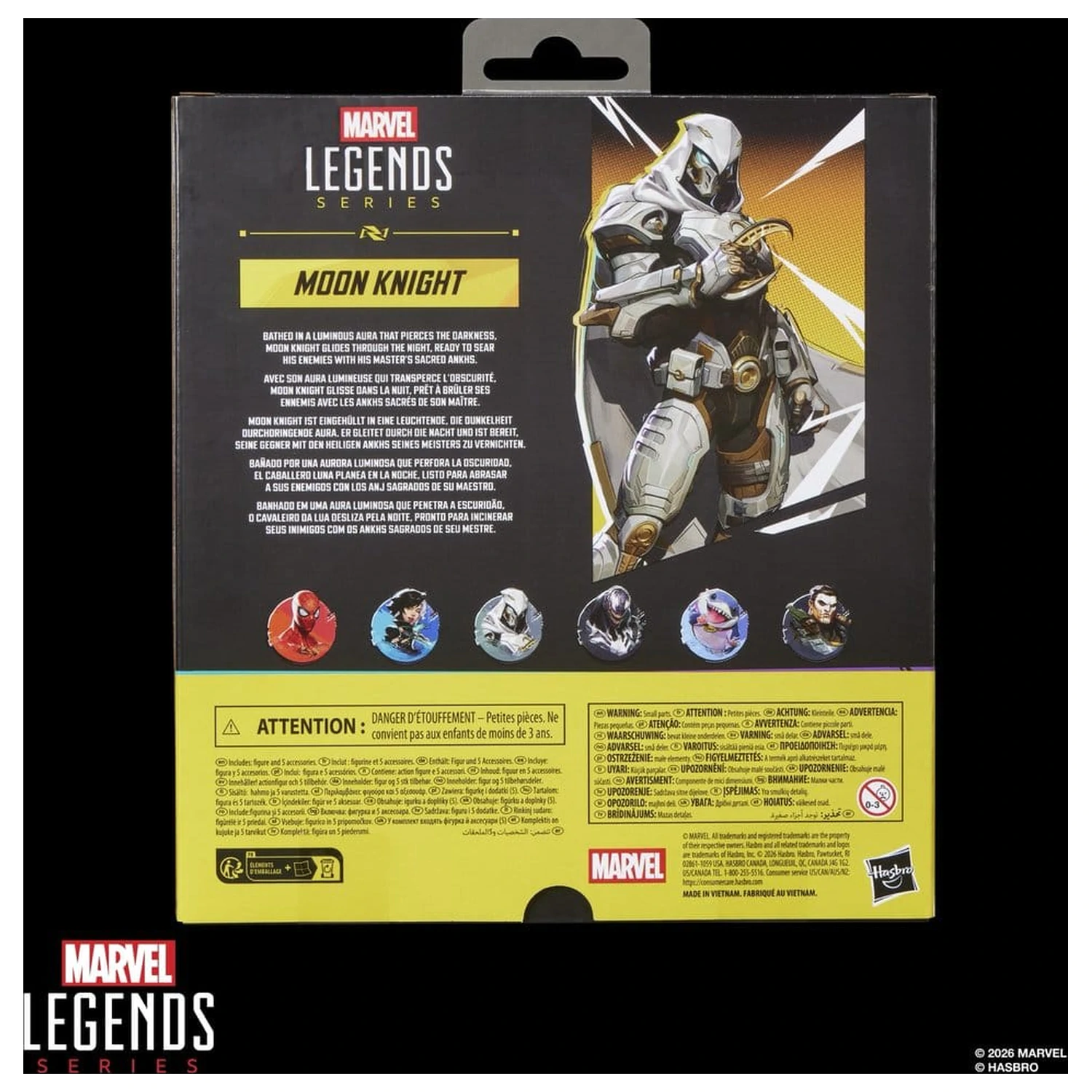 Marvel Rivals Marvel Legends akcijska figura Moon Knight 15 cm fotografija proizvoda