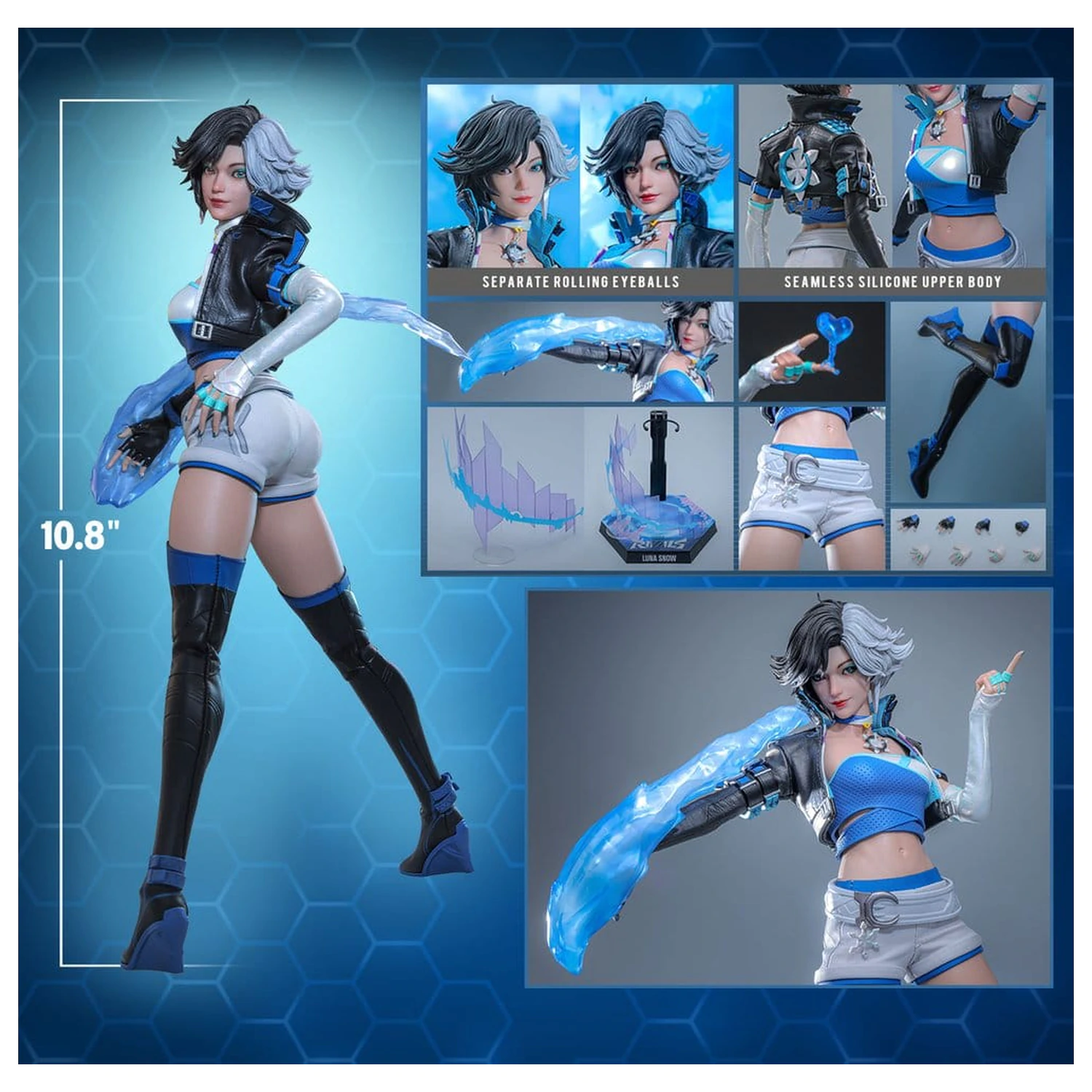 Marvel Rivals Videogame Masterpiece akcijska figura 1/6 Luna Snow 28 cm fotografija proizvoda