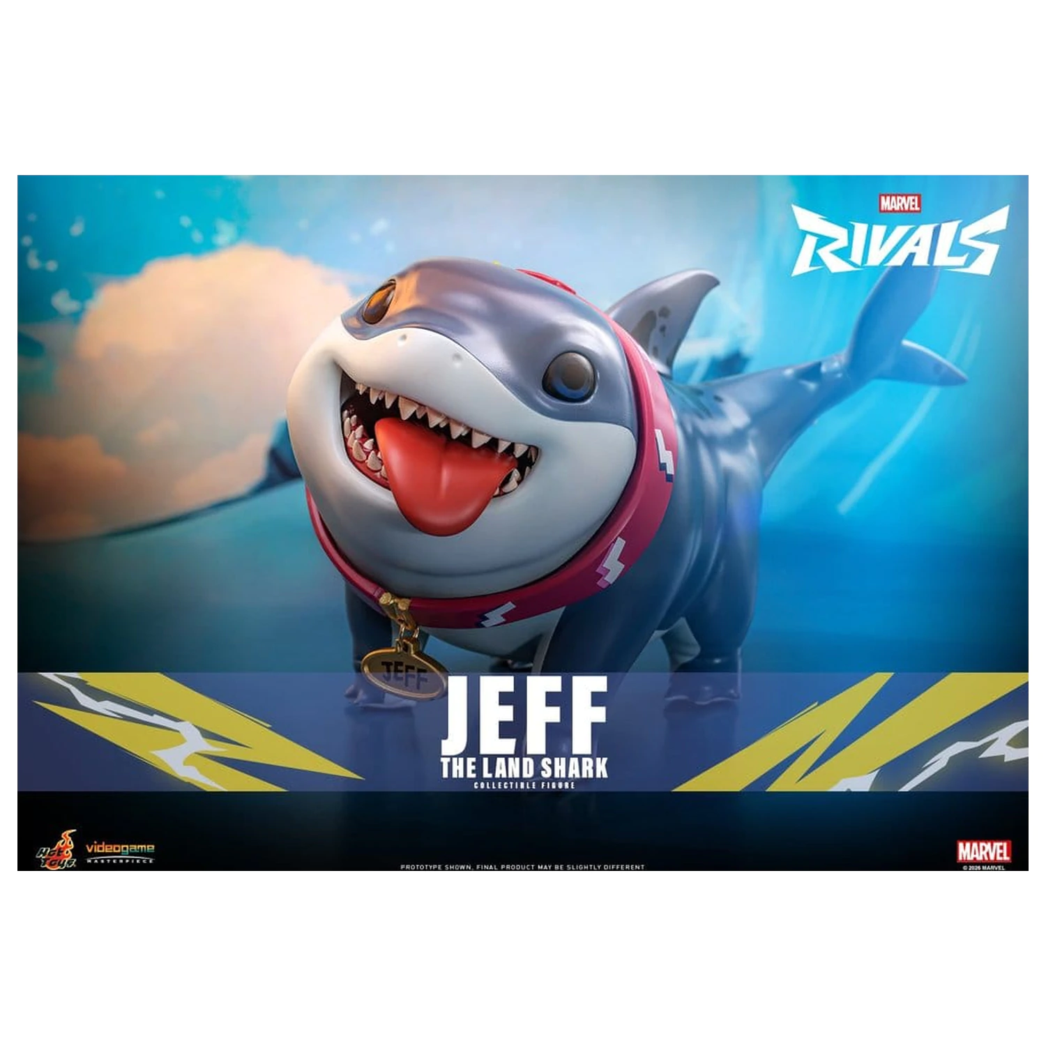 Marvel Rivals Videogame Masterpiece Series akcijska figura Jeff the Land Shark 11 cm fotografija proizvoda