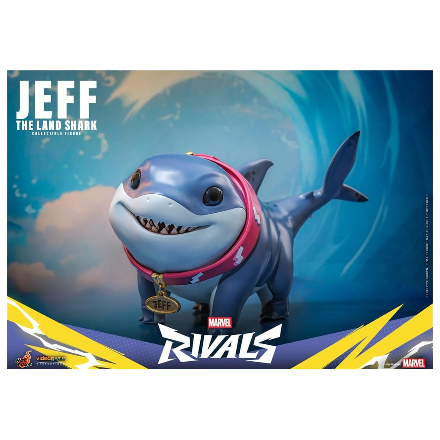 Marvel Rivals Videogame Masterpiece Series akcijska figura Jeff the Land Shark 11 cm fotografija proizvoda