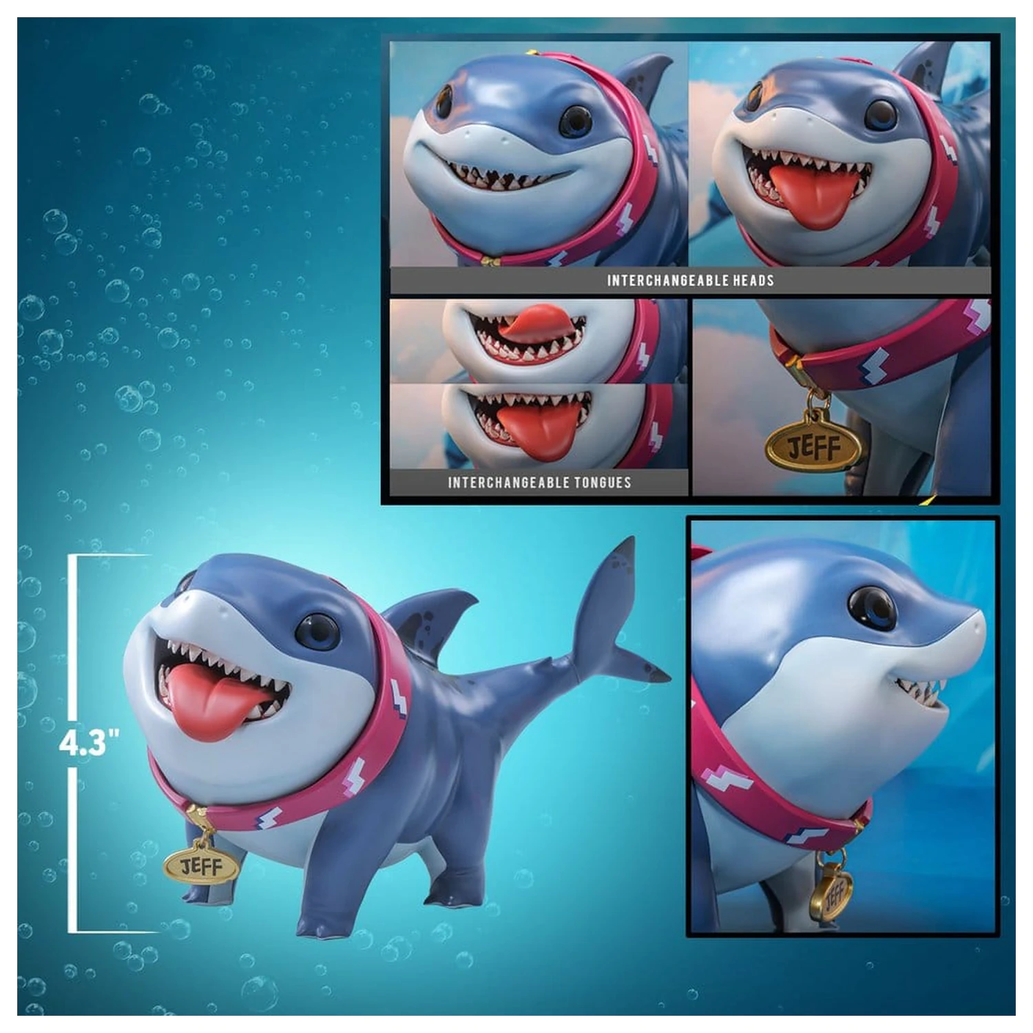 Marvel Rivals Videogame Masterpiece Series akcijska figura Jeff the Land Shark 11 cm fotografija proizvoda