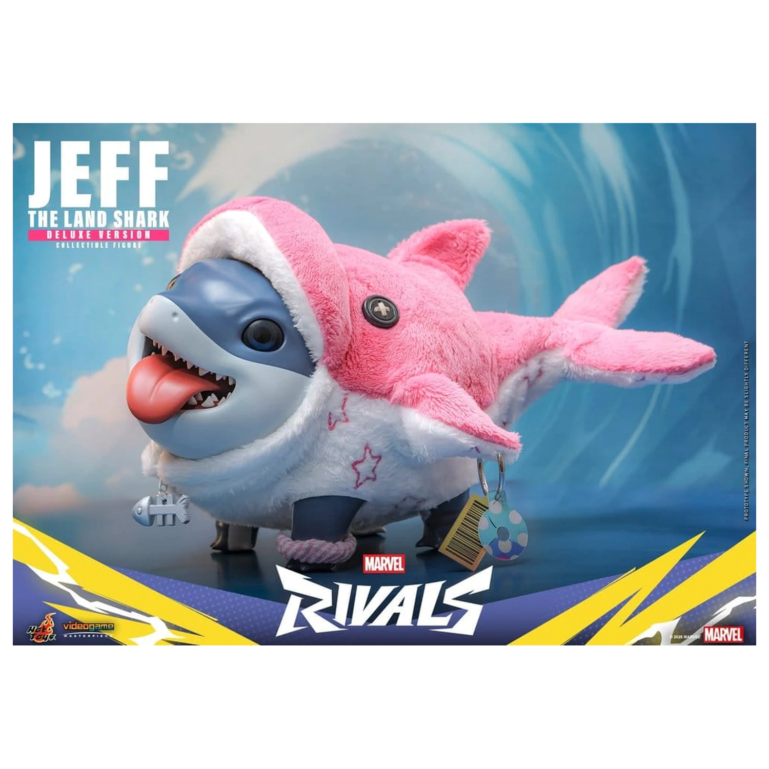 Marvel Rivals Videogame Masterpiece Series akcijska figura Jeff the Land Shark (Deluxe verzija) 11 cm fotografija proizvoda