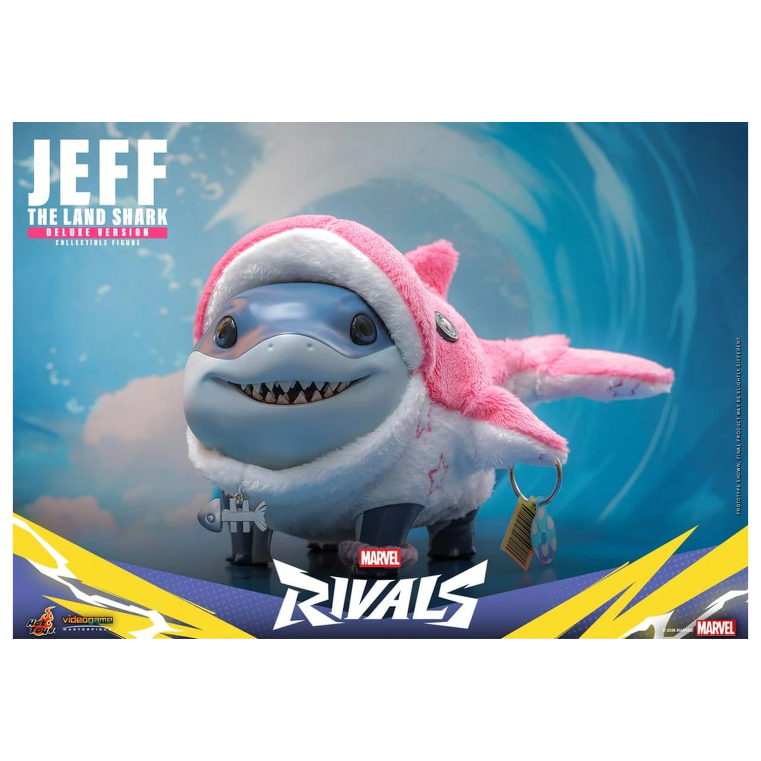 Marvel Rivals Videogame Masterpiece Series akcijska figura Jeff the Land Shark (Deluxe verzija) 11 cm fotografija proizvoda
