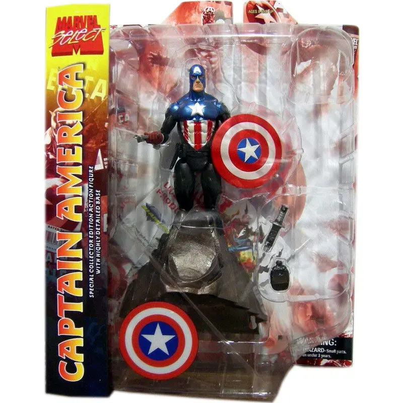 Marvel Select akcijska figura Captain America 18 cm fotografija proizvoda