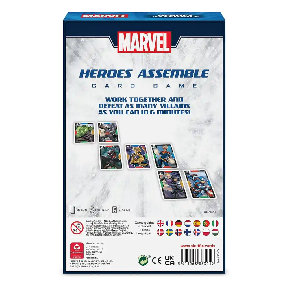 Marvel Shuffle Card Igra Heroes Assemble fotografija proizvoda