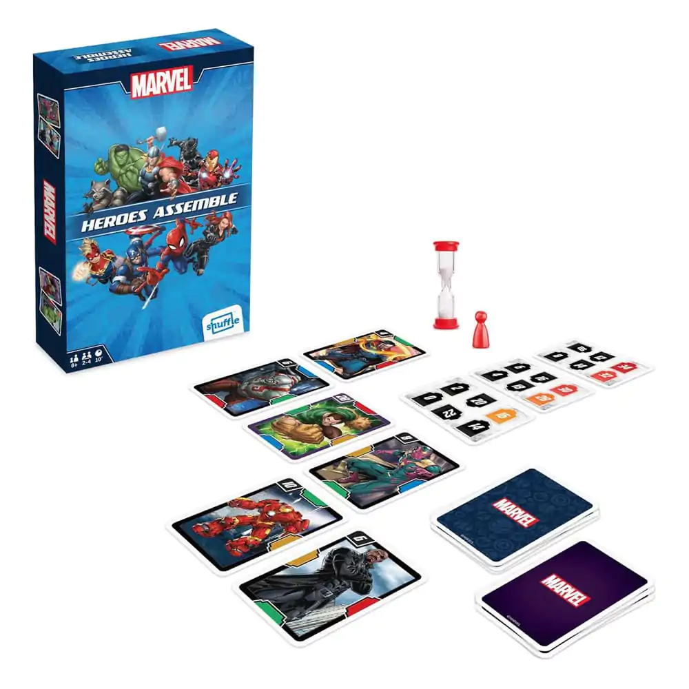 Marvel Shuffle Card Igra Heroes Assemble fotografija proizvoda