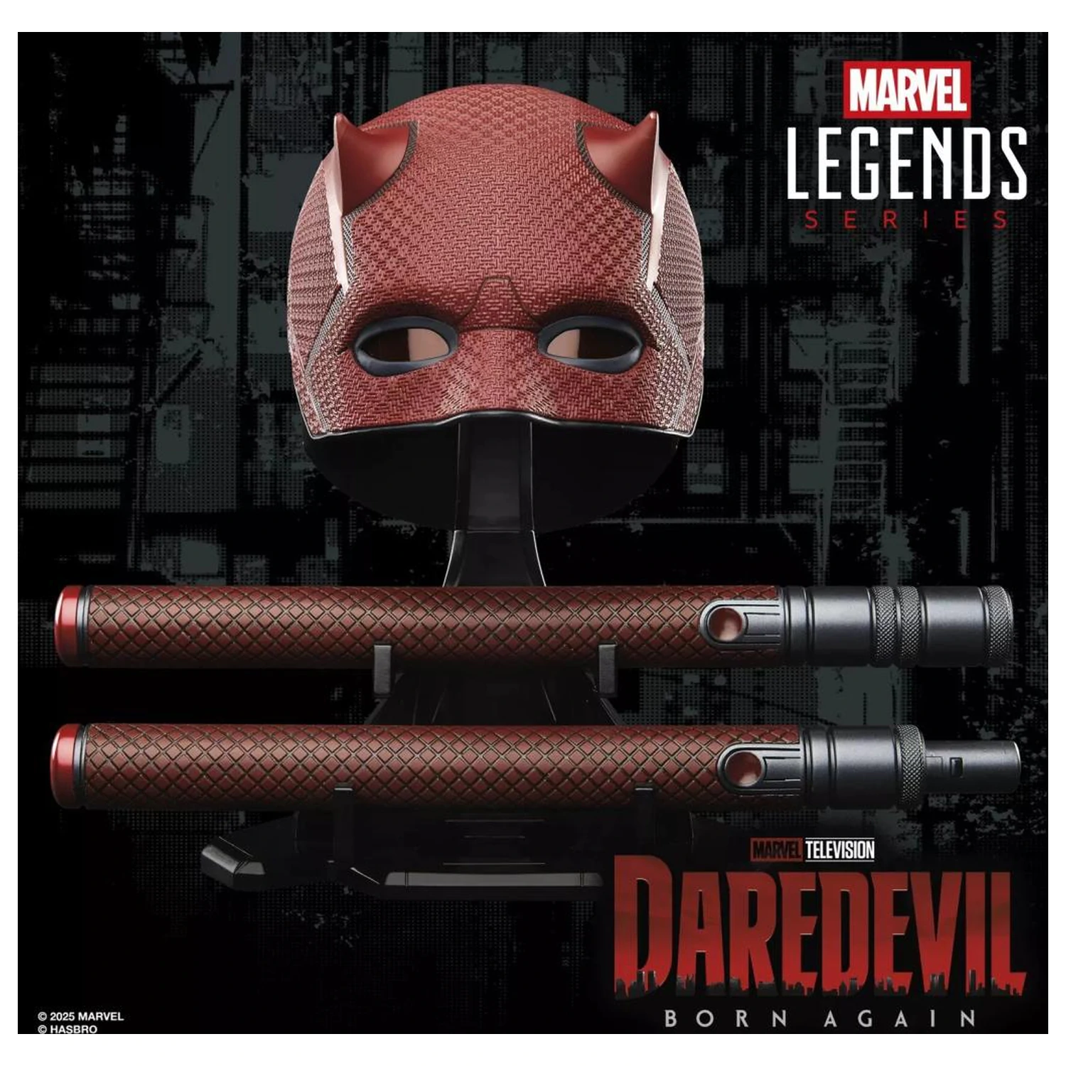 MARVEL kaciga i Billy Club Premium replika za igranje uloga Daredevil Legend Series fotografija proizvoda