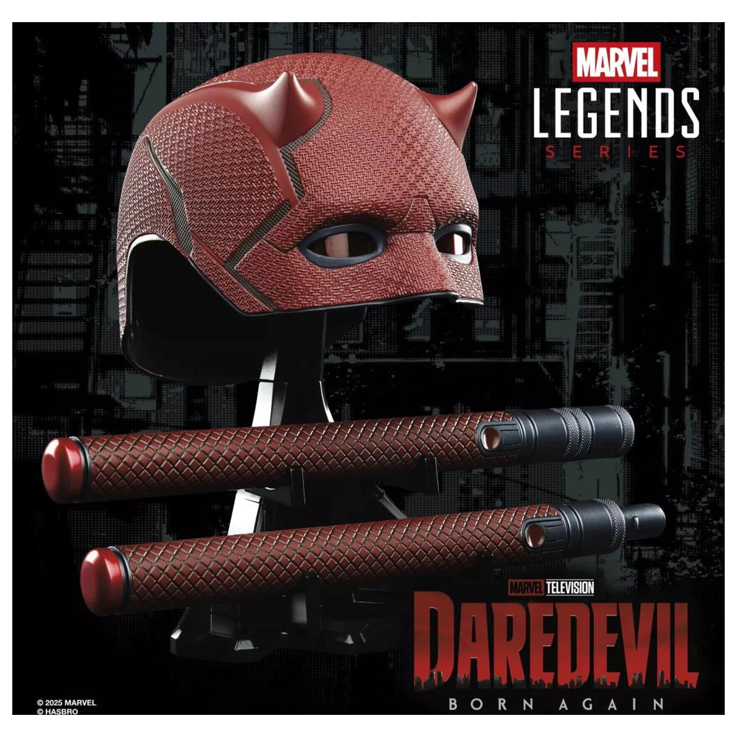 MARVEL kaciga i Billy Club Premium replika za igranje uloga Daredevil Legend Series fotografija proizvoda