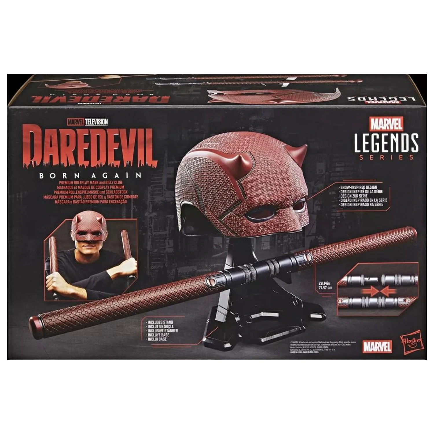 MARVEL kaciga i Billy Club Premium replika za igranje uloga Daredevil Legend Series fotografija proizvoda