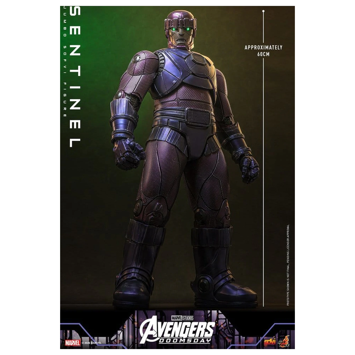 Marvel Sofvi Masterpiece Series akcijska figura Sentinel 60 cm fotografija proizvoda