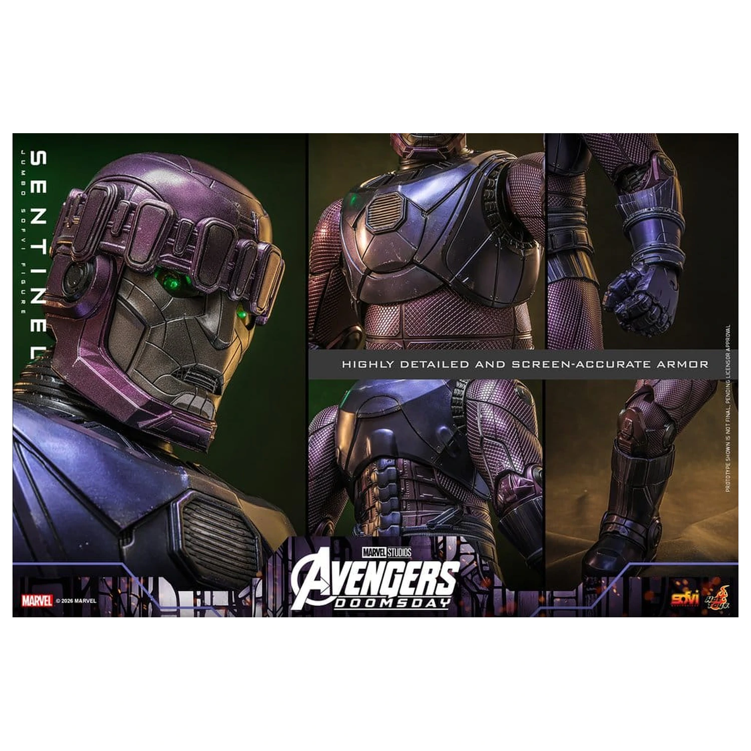 Marvel Sofvi Masterpiece Series akcijska figura Sentinel 60 cm fotografija proizvoda