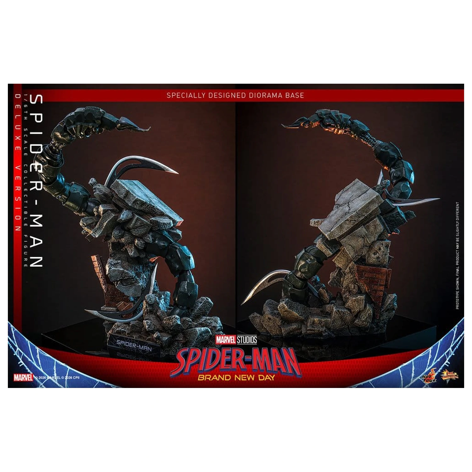 Marvel Spider-Man: Brand New Day Akcijska figura 1/6 Spider-Man (Deluxe verzija) 29 cm fotografija proizvoda