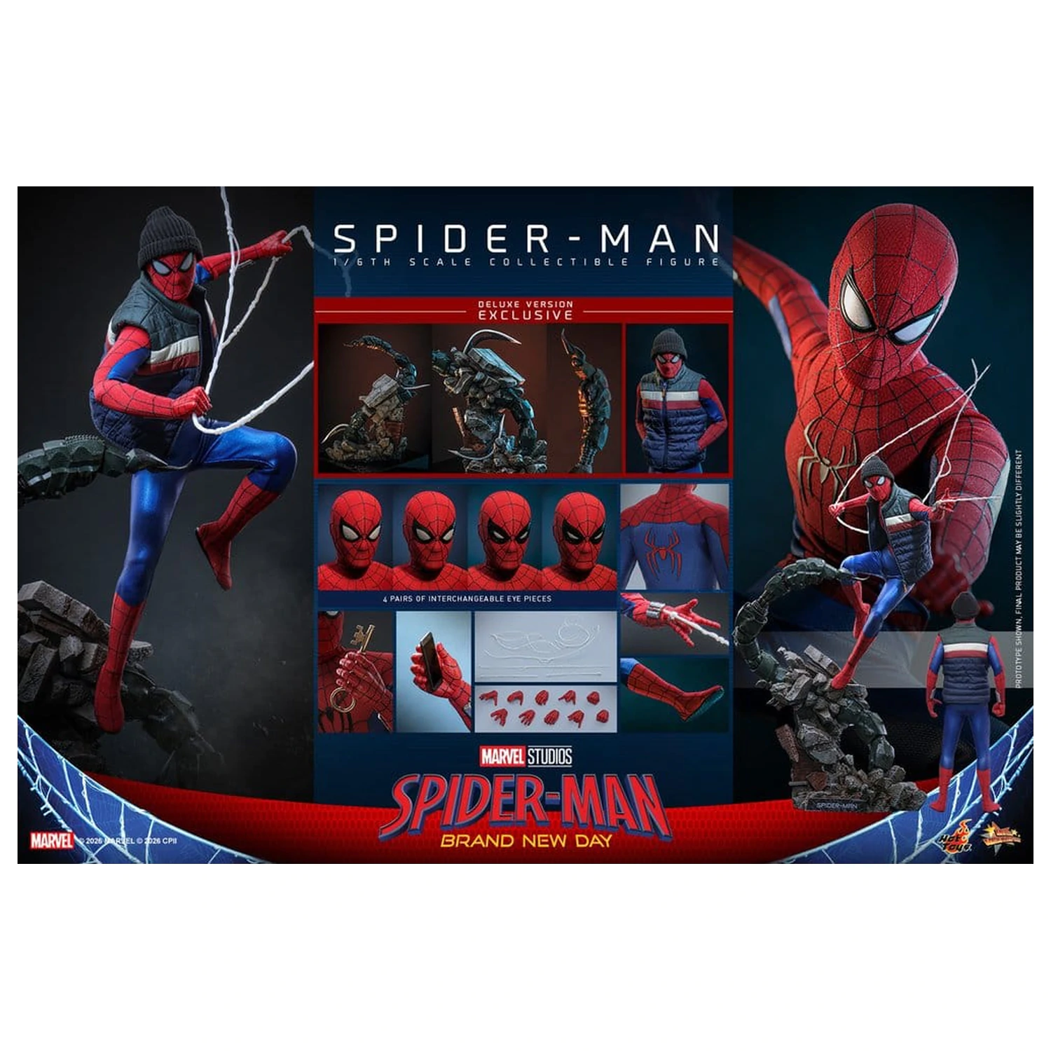 Marvel Spider-Man: Brand New Day Akcijska figura 1/6 Spider-Man (Deluxe verzija) 29 cm fotografija proizvoda