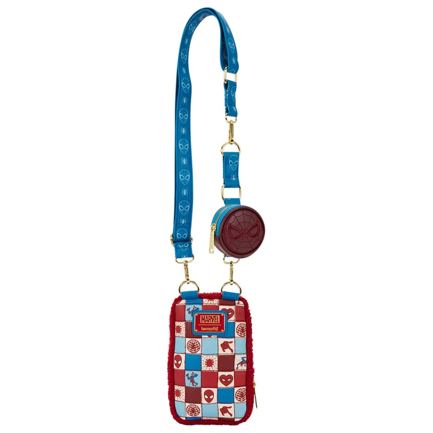 Marvel by Loungefly torba preko tijela s novčanikom Spider-Man Cell Phone fotografija proizvoda