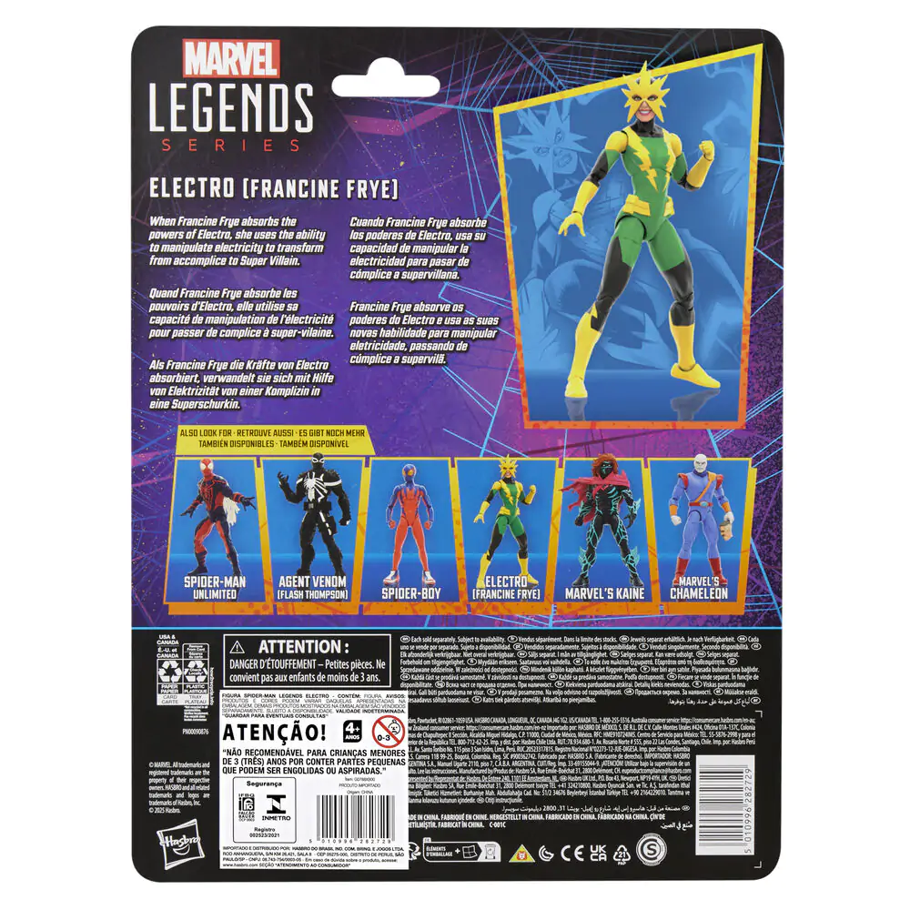 Marvel Spider-Man Electro Francine Frye figura 15 cm fotografija proizvoda