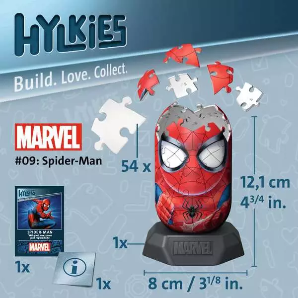 Marvel 3D Puzzle Spiderman Hylkies (54 komada) fotografija proizvoda