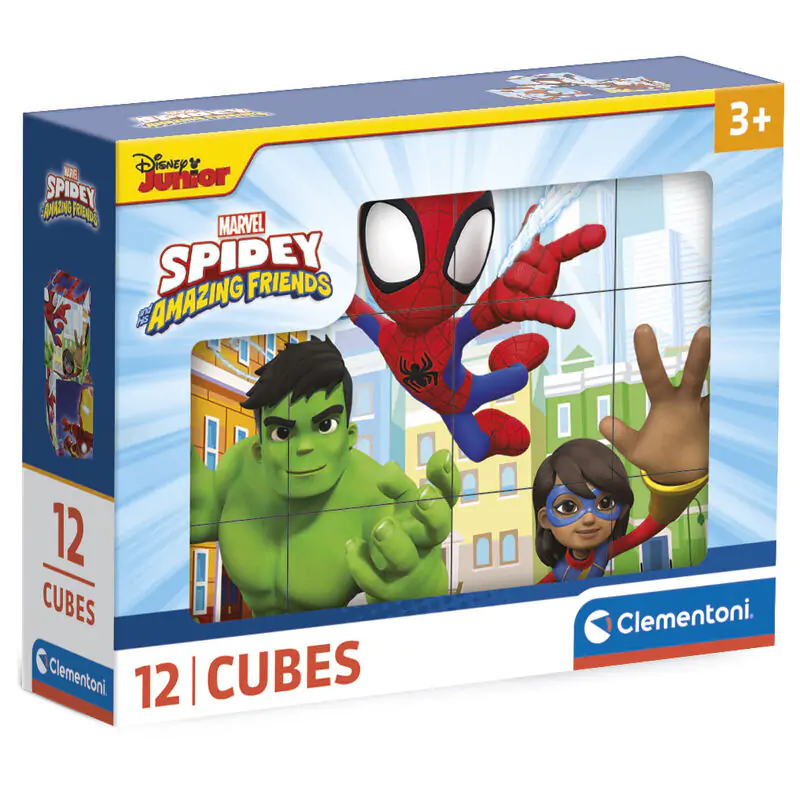 Marvel Spidey and His Amazing Friends kocka puzzle 12 kom fotografija proizvoda