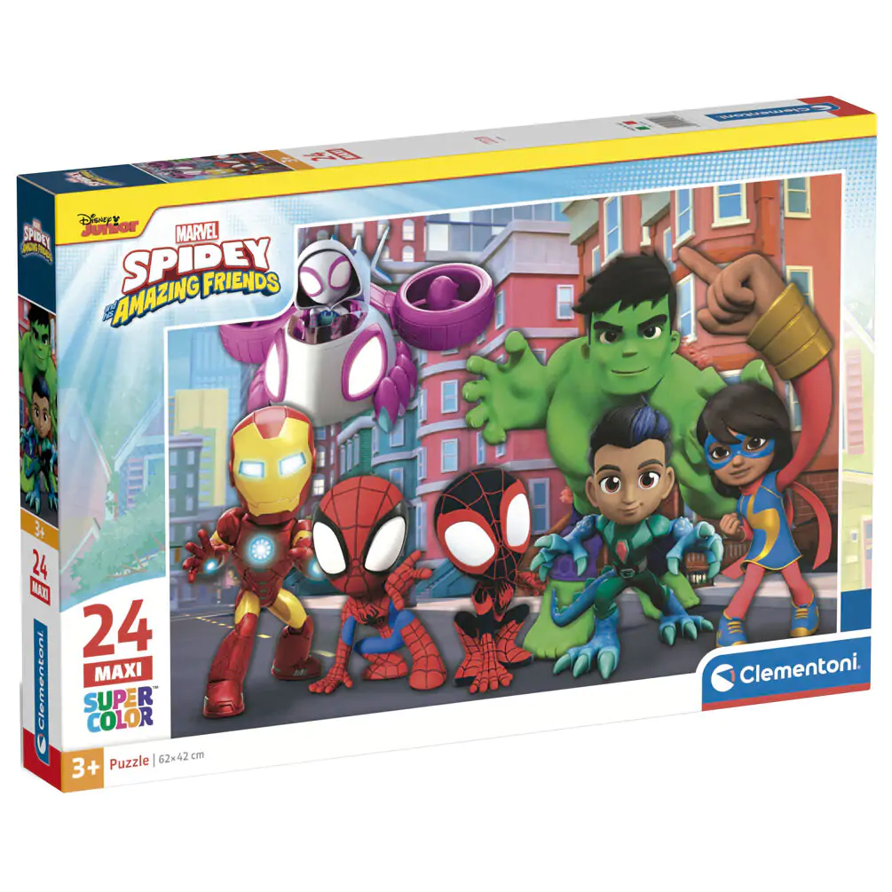 Marvel Spidey and His Amazing Friends maxi puzzle 24 kom fotografija proizvoda