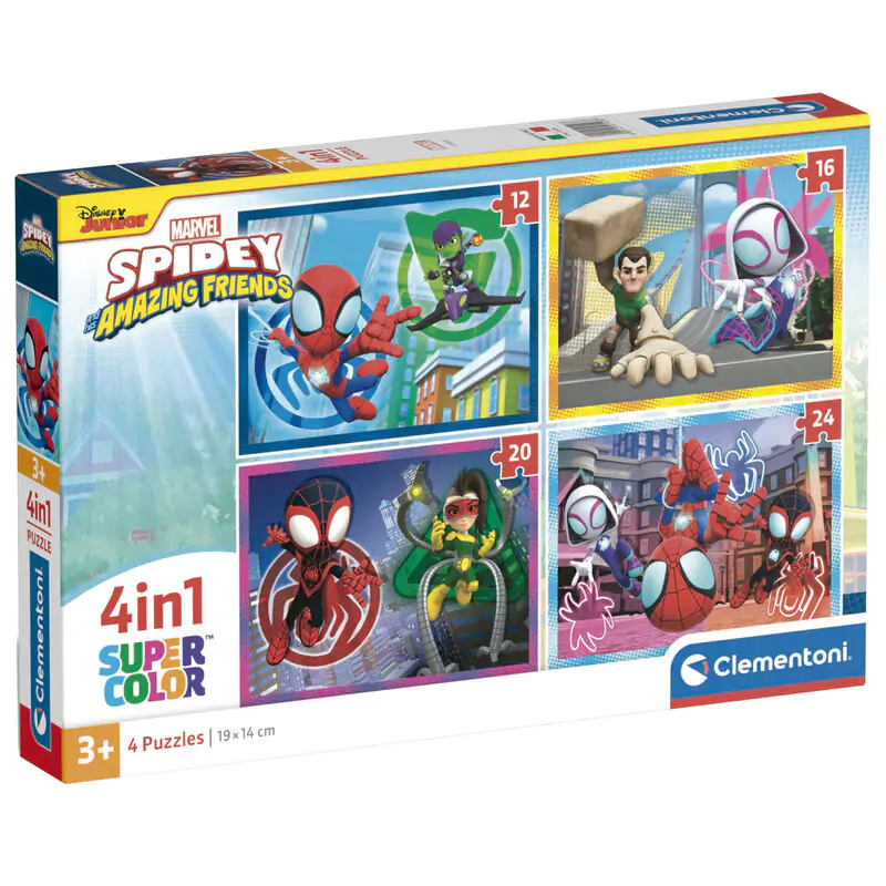 Marvel Spidey and His Amazing Friends puzzle 12-16-20-24 kom fotografija proizvoda