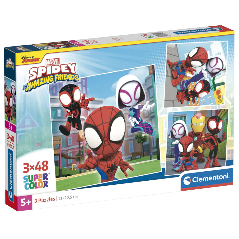 Marvel Spidey and His Amazing Friends puzzle 3 x 48 komada fotografija proizvoda