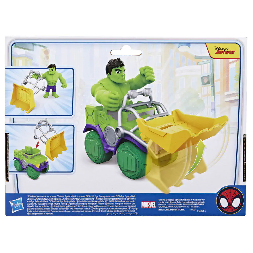 Marvel Spidey and His Amazing Friends Set Kamion za rušenje + Hulk figura fotografija proizvoda