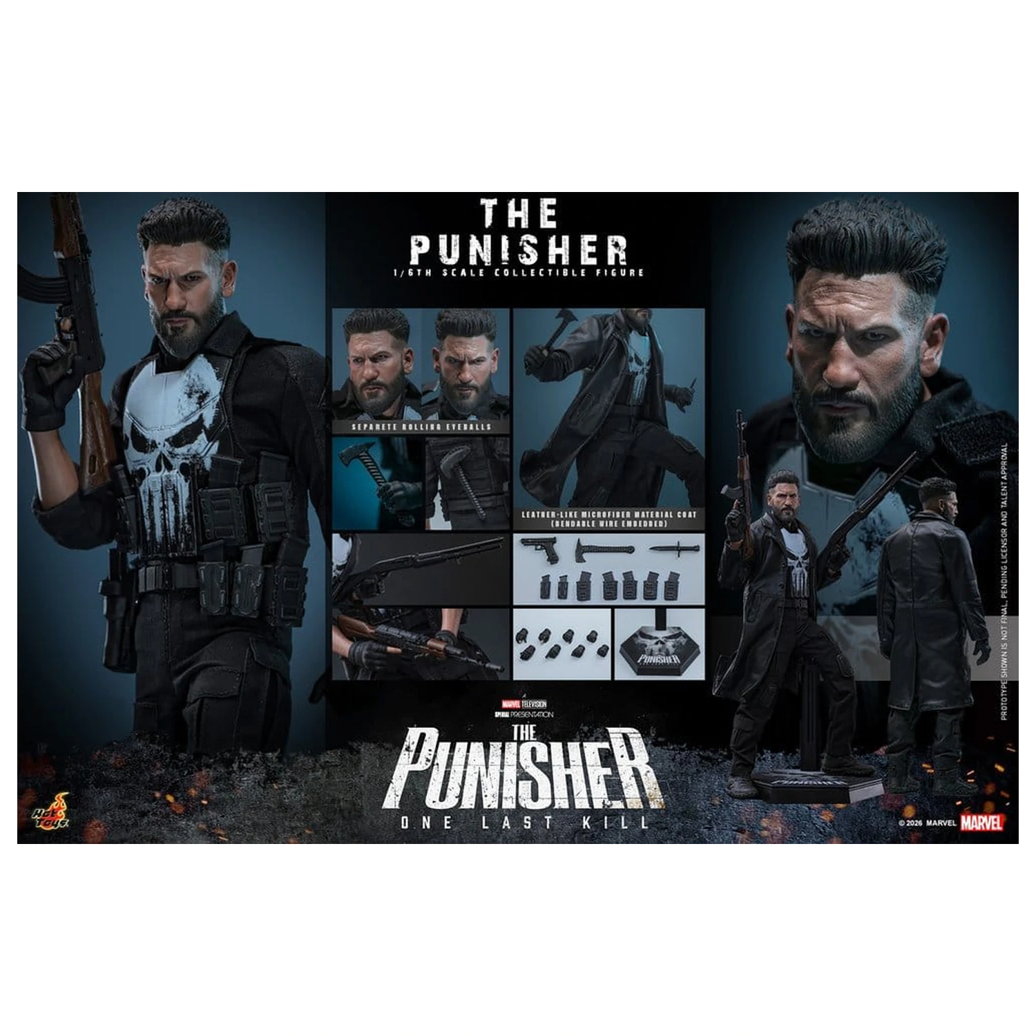 Marvel Television Masterpiece Akcijska figura 1/6 The Punisher 31 cm fotografija proizvoda