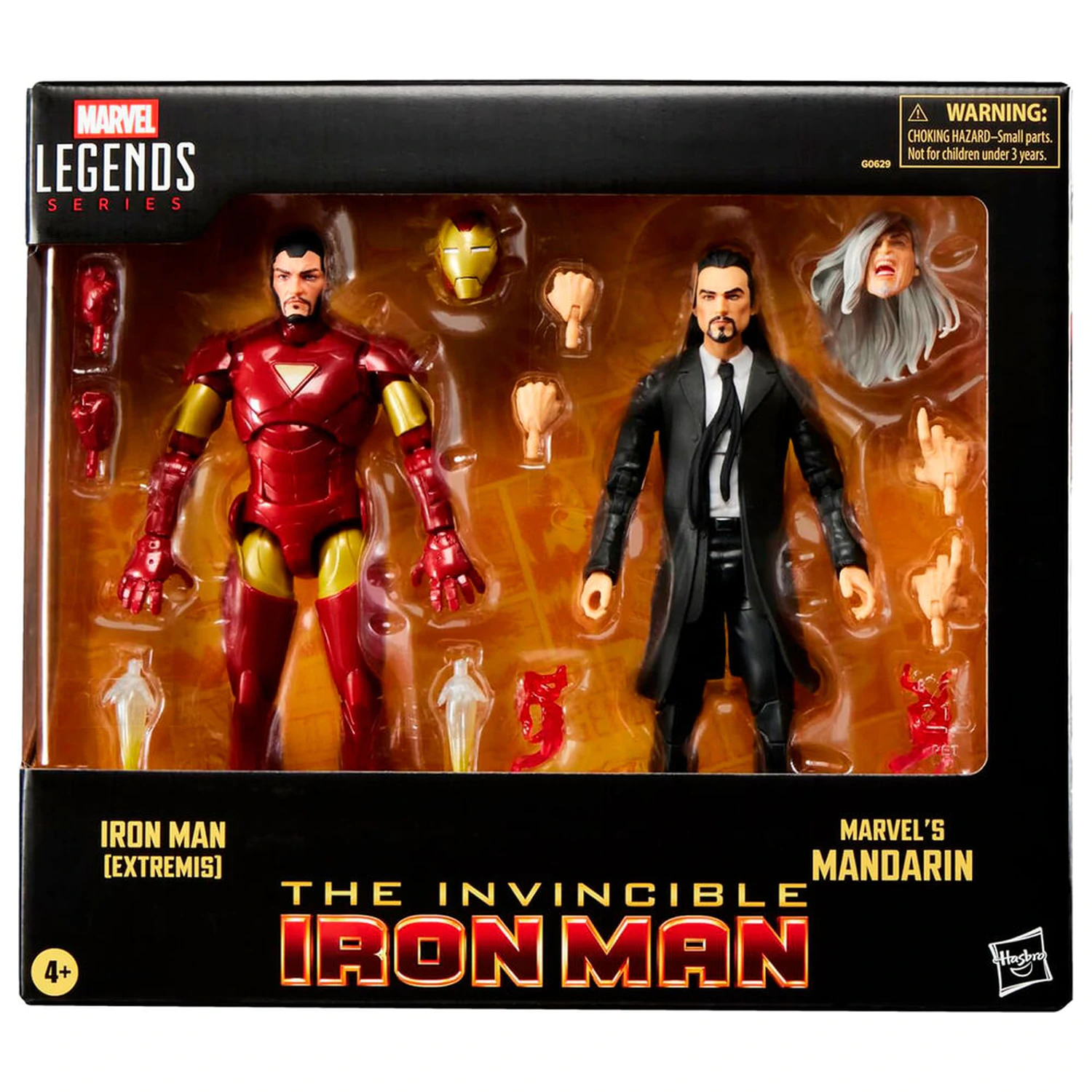 Marvel The Invencible Iron Man - Iron Man Extremis & Marvels Mandarin blister 2 figure 15 cm fotografija proizvoda