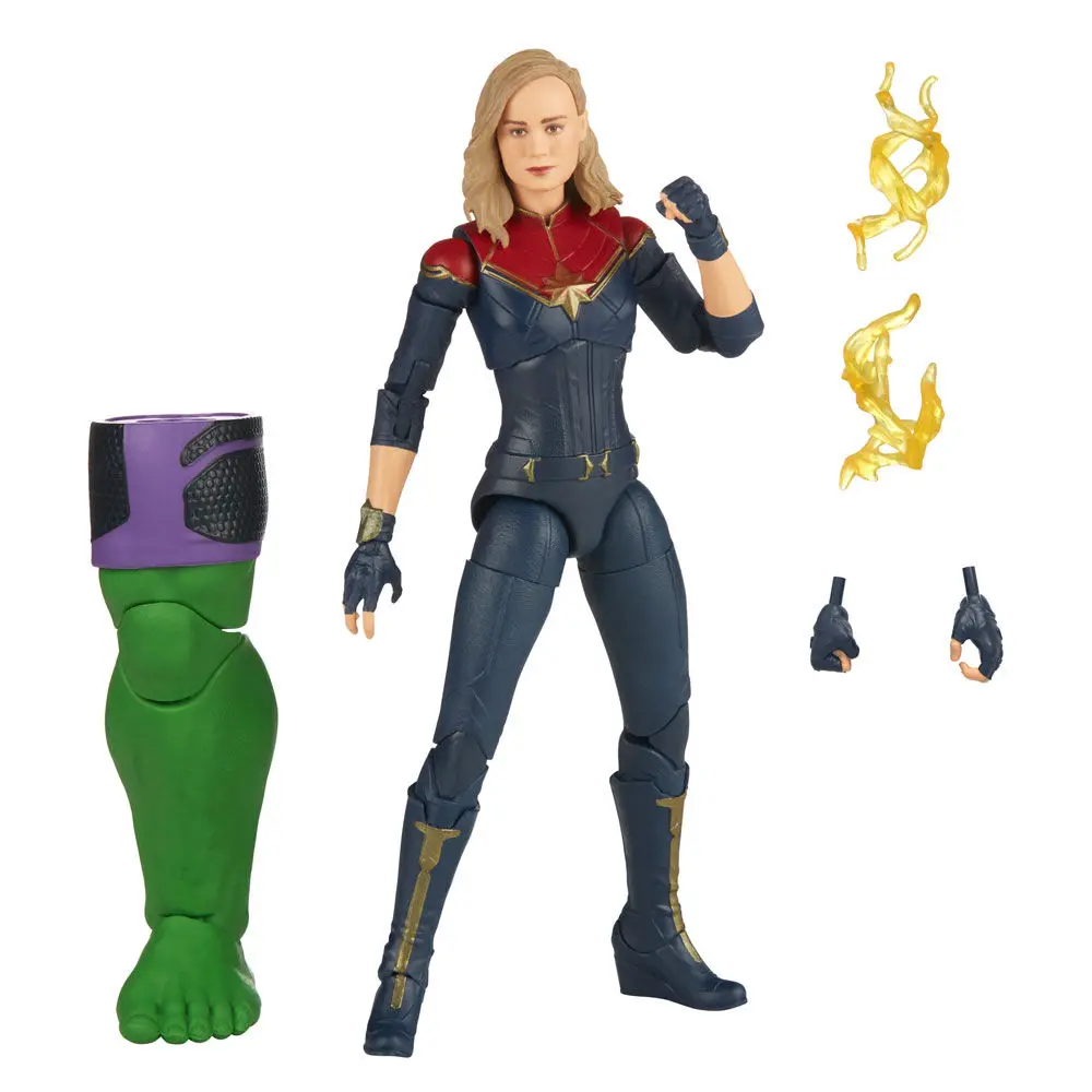 The Marvels Marvel Legends akcijska figura Captain Marvel (BAF: Totally Awesome Hulk) 15 cm fotografija proizvoda