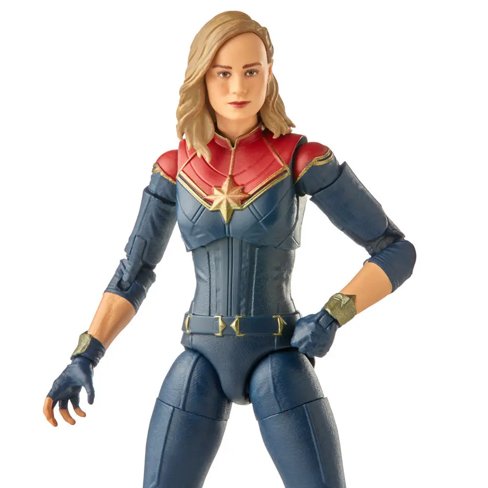 The Marvels Marvel Legends akcijska figura Captain Marvel (BAF: Totally Awesome Hulk) 15 cm fotografija proizvoda