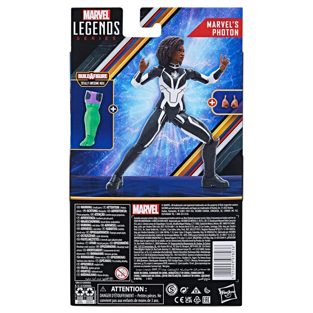 The Marvels Marvel Legends akcijska figura Marvel's Photon (BAF: Totally Awesome Hulk) 15 cm fotografija proizvoda