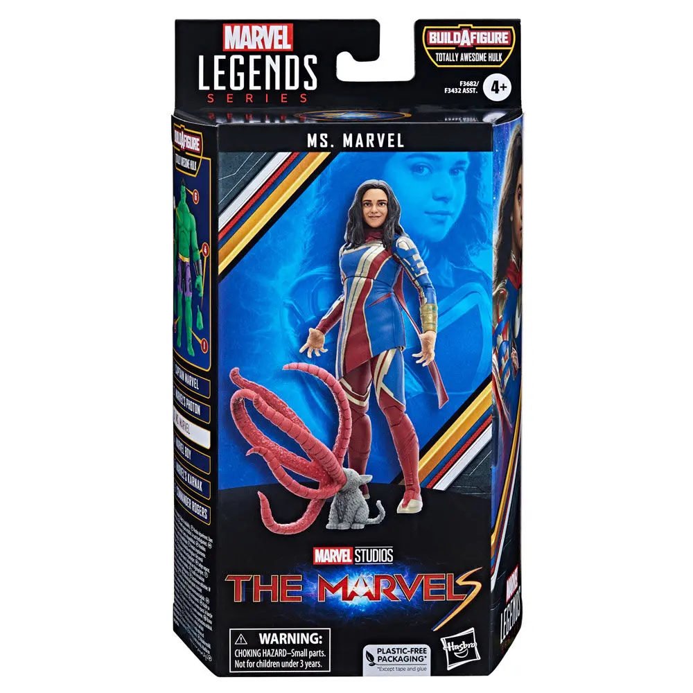 The Marvels Marvel Legends akcijska figura Ms. Marvel (BAF: Totally Awesome Hulk) 15 cm fotografija proizvoda