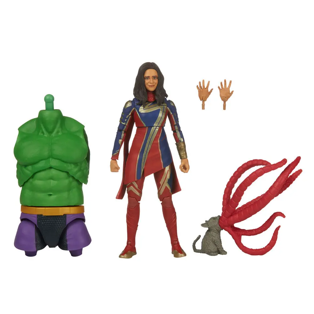 The Marvels Marvel Legends akcijska figura Ms. Marvel (BAF: Totally Awesome Hulk) 15 cm fotografija proizvoda