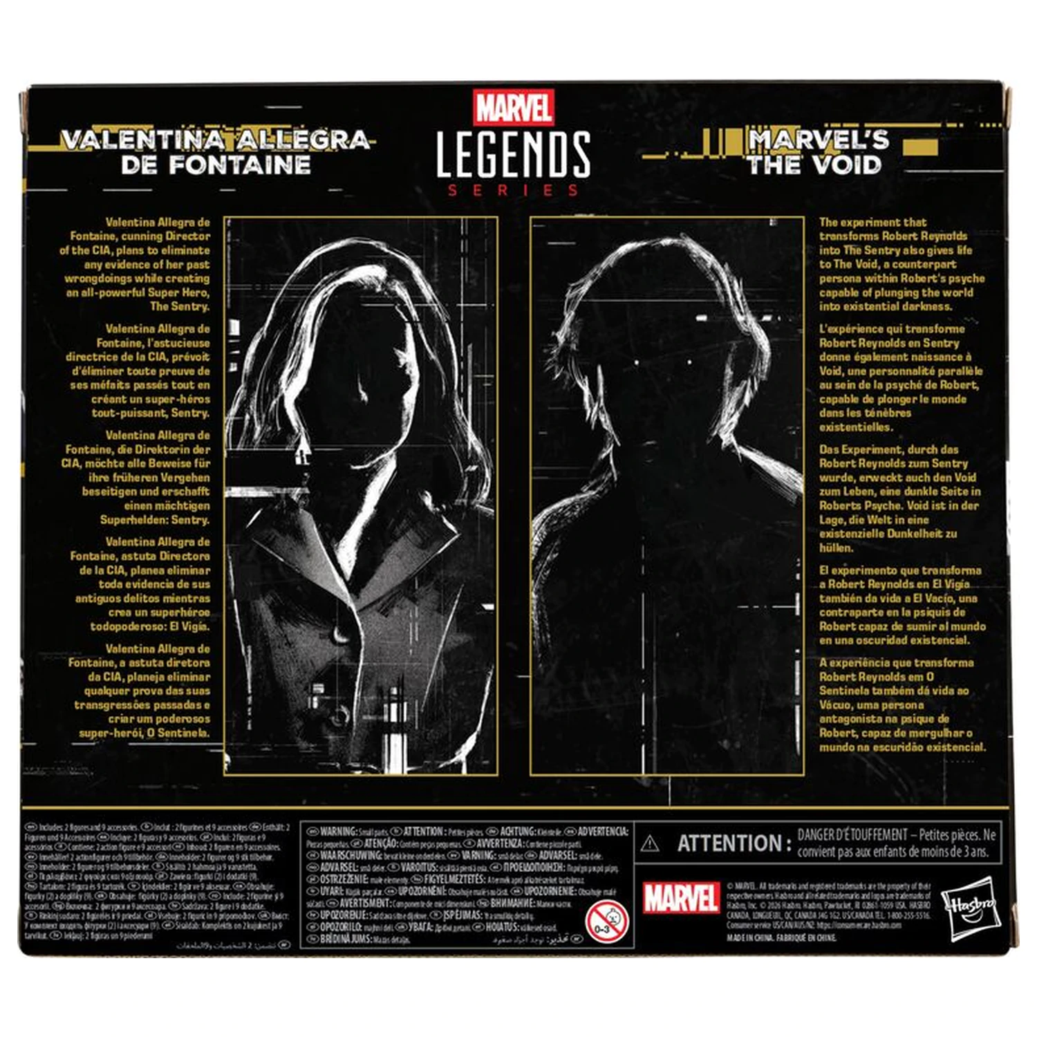 Marvel Thunderbolts Valentina Allegra De Fontaine & Marvels The Void set 2 figure 15 cm fotografija proizvoda