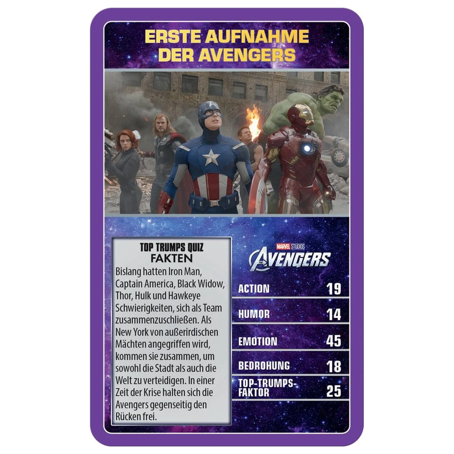 Marvel kartaška igra Top Trumps Collectables *njemačka verzija* fotografija proizvoda