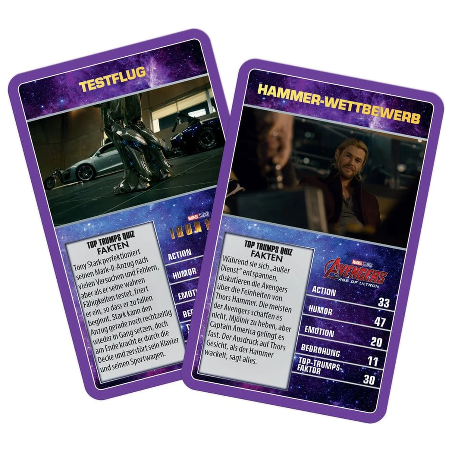 Marvel kartaška igra Top Trumps Collectables *njemačka verzija* fotografija proizvoda