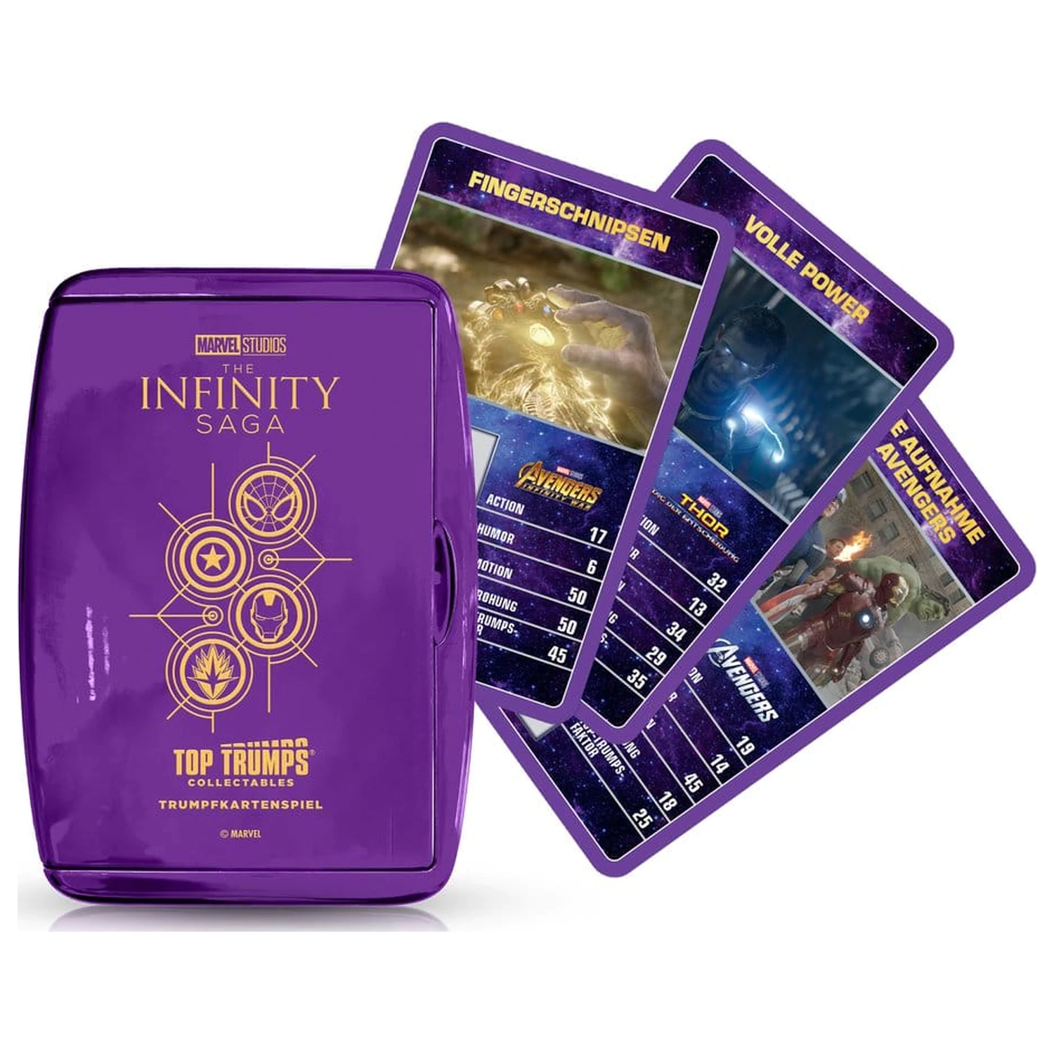 Marvel kartaška igra Top Trumps Collectables *njemačka verzija* fotografija proizvoda
