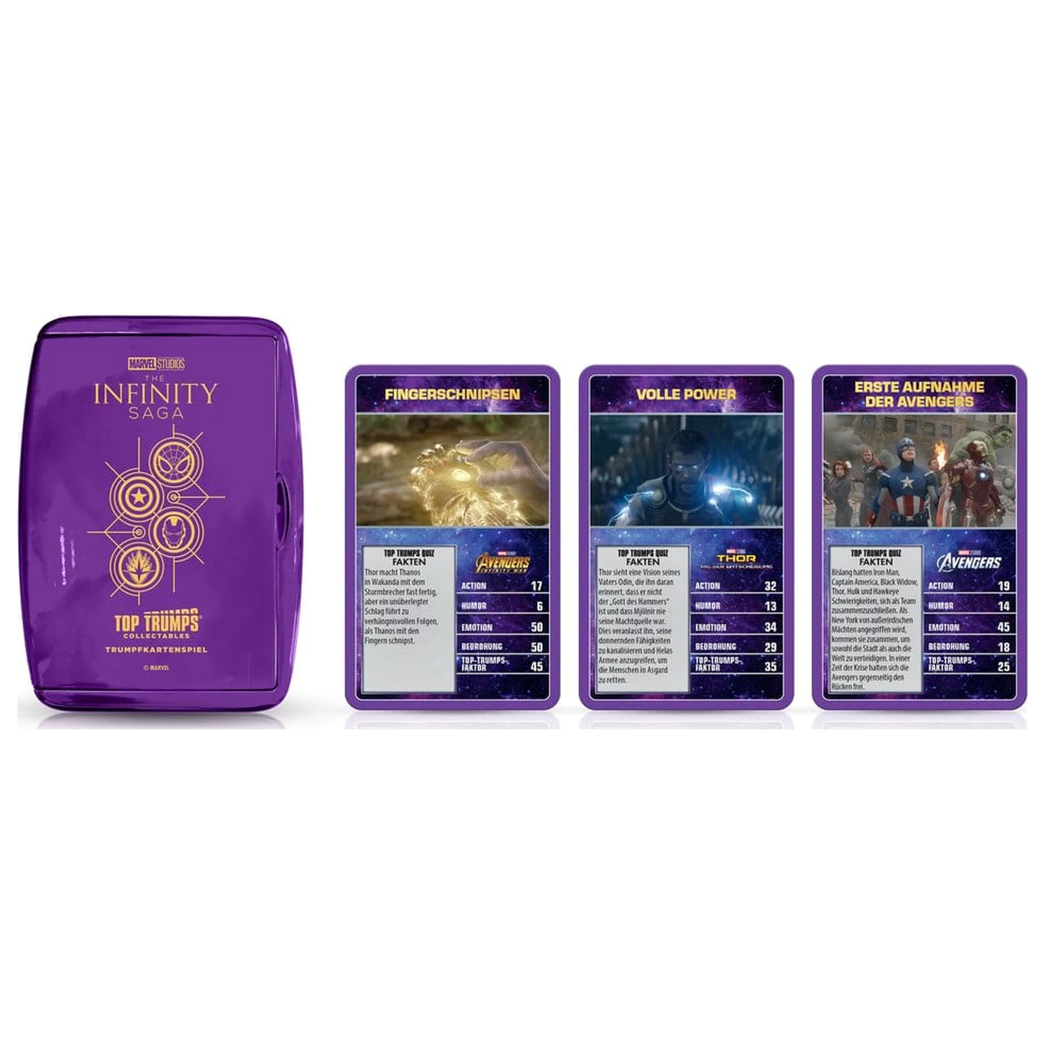 Marvel kartaška igra Top Trumps Collectables *njemačka verzija* fotografija proizvoda