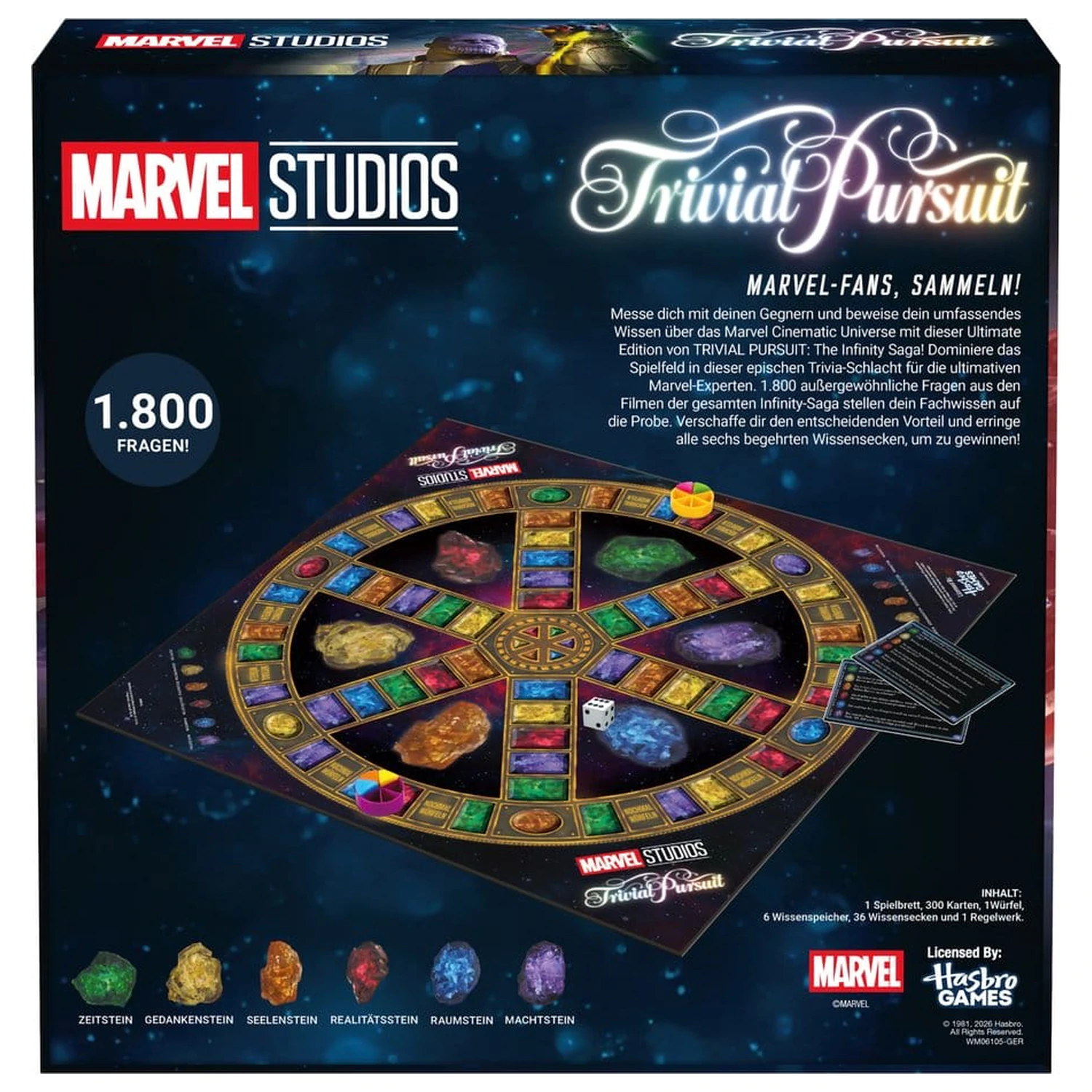Marvel Društvena igra Trivial Pursuit Universe XL *Njemačka verzija* fotografija proizvoda